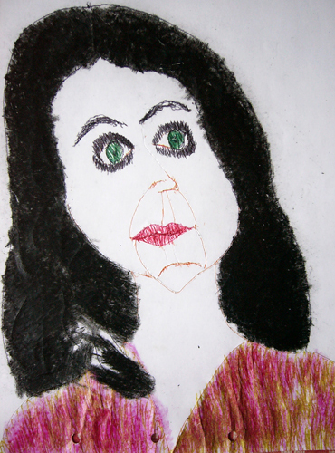 Женщина с черными волосами. Лариса Павлова