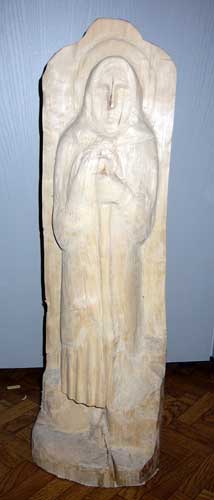 Скульптура Олега Зиновьева, незрячего художника