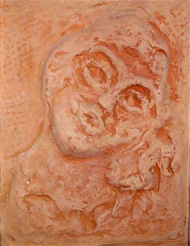 Скульптура Олега Зиновьева, незрячего художника