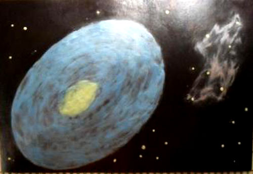 рисунок рождение сверхновой звезды